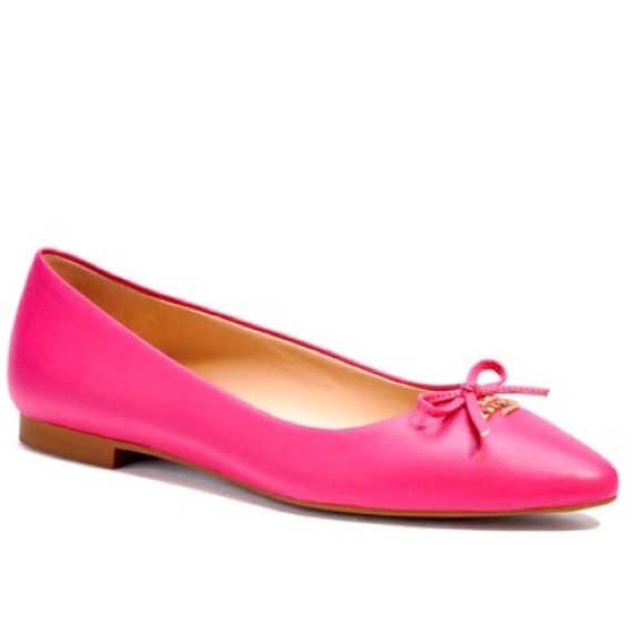 Coach Annabel Leather Ballet flats in Hot Pink - Picture 1 of 16